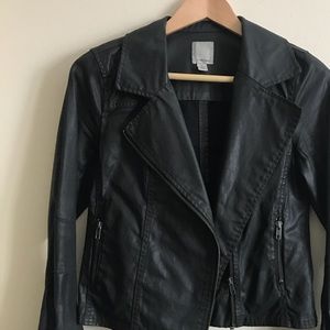 Faux Leather Jacket